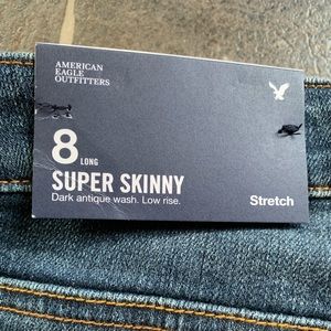 American Eagle Super Skinny Size 8 Long